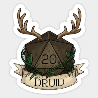 D20 - Druid Sticker